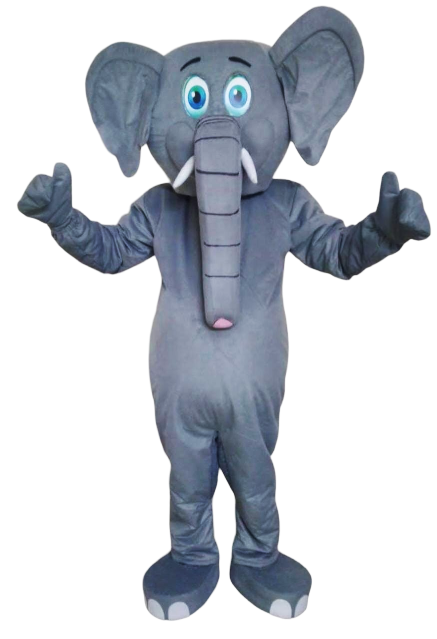 Elephant Dress Mascot